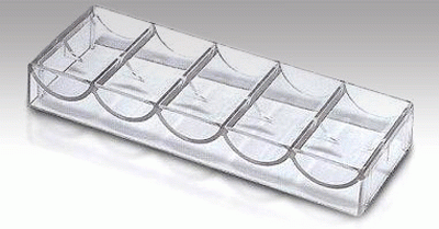 100 Chip Chip Akryl zásobník