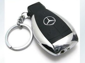 Klíče od auta snímání kamery